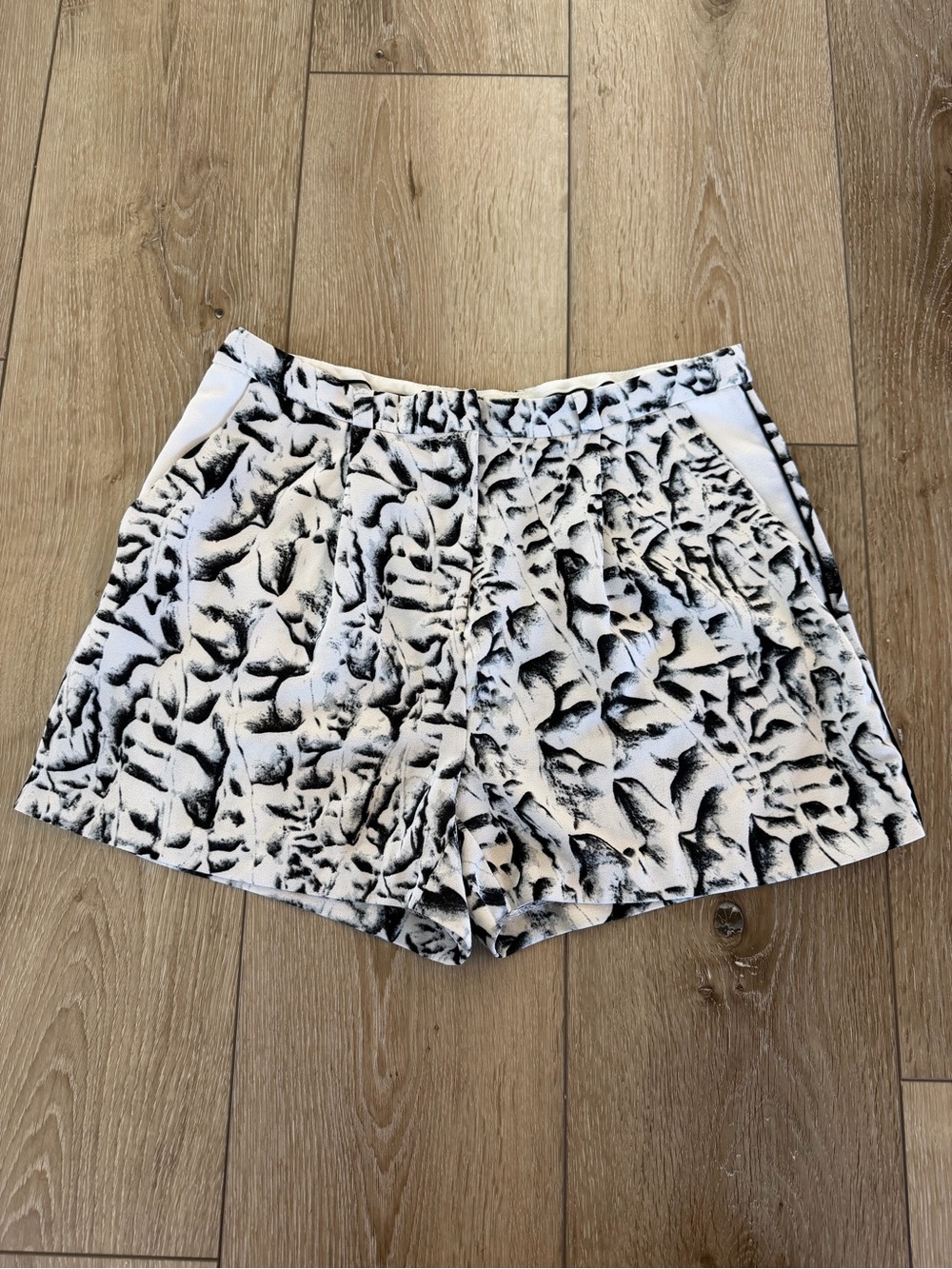 Philosophy Black and White High Waist Shorts